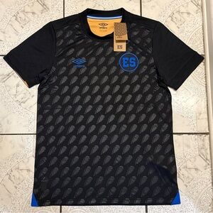 New Umbro El Salvador 2025/26 Third Soccer Jersey Black Men’s Size Medium